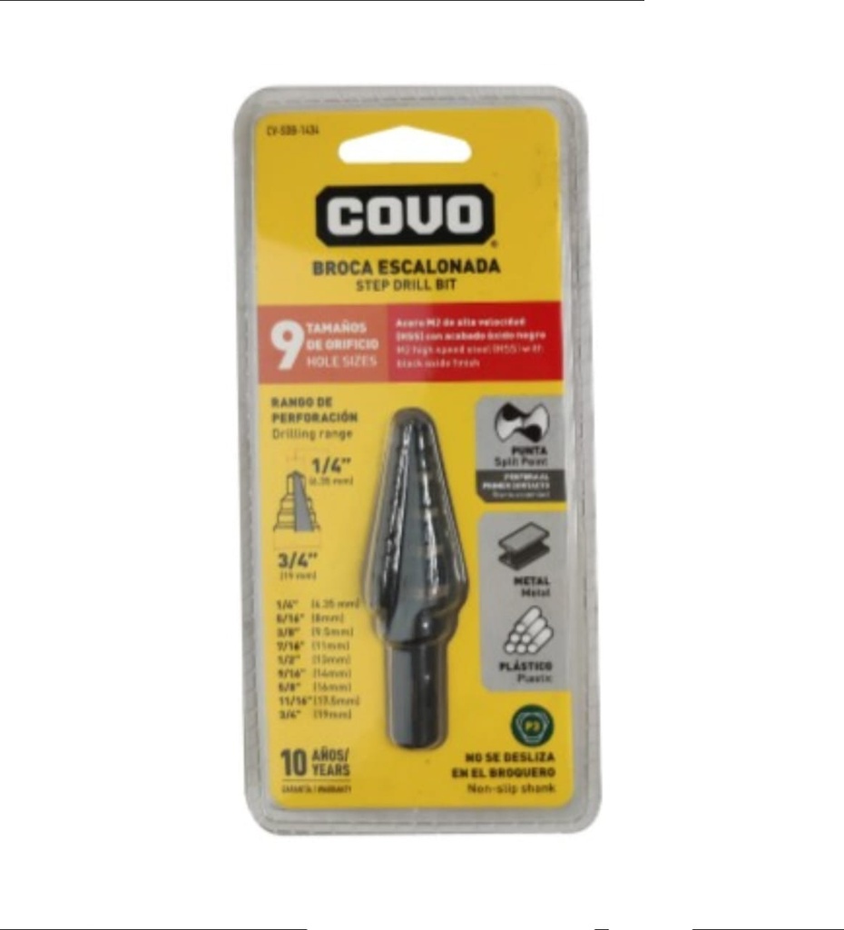 MECHA ESCALONADA 1/4 - 3/4 COVO