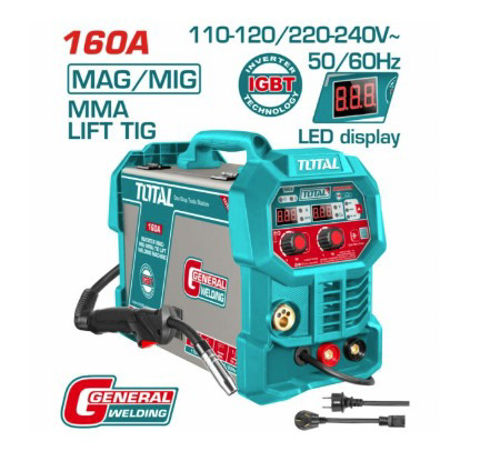 MAQ SOLDAR 160AMP MAG/MIG/MMA/TIG LIFT 220/110V