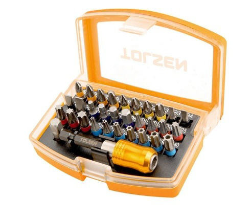 SET PUNTAS ATORNILLADOR 32PZS + PROLONGADOR TOLSEN