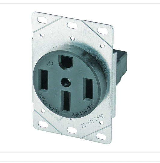 TOMACORRIENTE 4P 50AMP L14-50R EMPOTRAR EATON