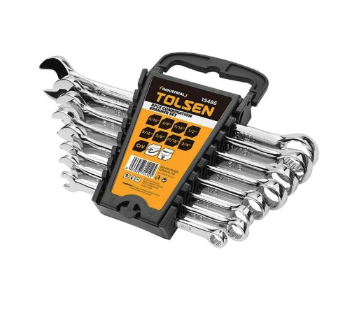 JGO  LLAVES COMBINADA 5/16 a 3/4 8PZS TOLSEN