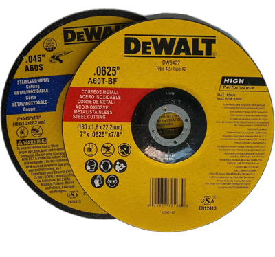 DISCO 7" CORTE E/FINO DEWALT