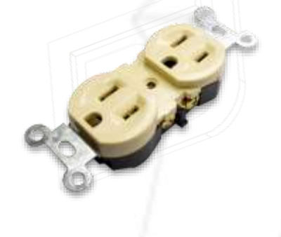 TOMACORRIENTE DOBL EMPOTR S/ TAPA BEIGE