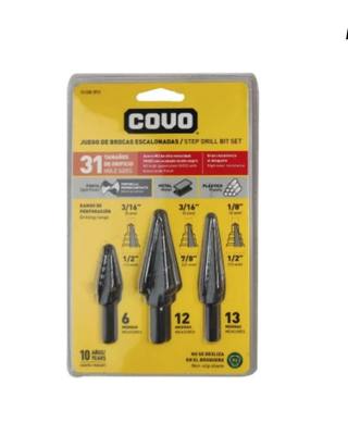 SET MECHA ESCALONADA 3 PZS COVO