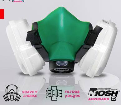 MASCARILLA RESPIRADOR MEDIA CARA P95