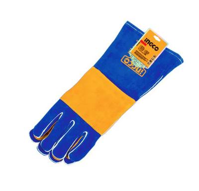GUANTE 16" CARNAZA PROFESIONAL C/ MATACHISPA INGCO