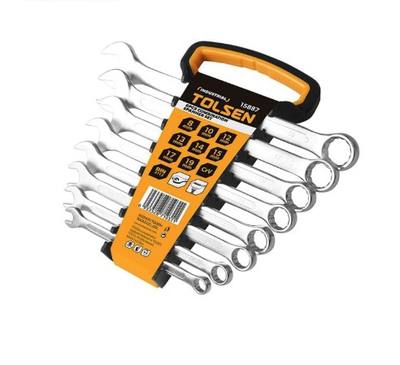 JGO  LLAVES COMBINADA 8 a 19mm 8PZS TOLSEN