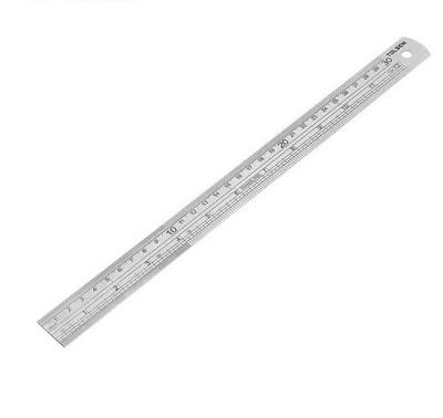 REGLA ACERO INOX 12" (CM / PULG) TOLSEN