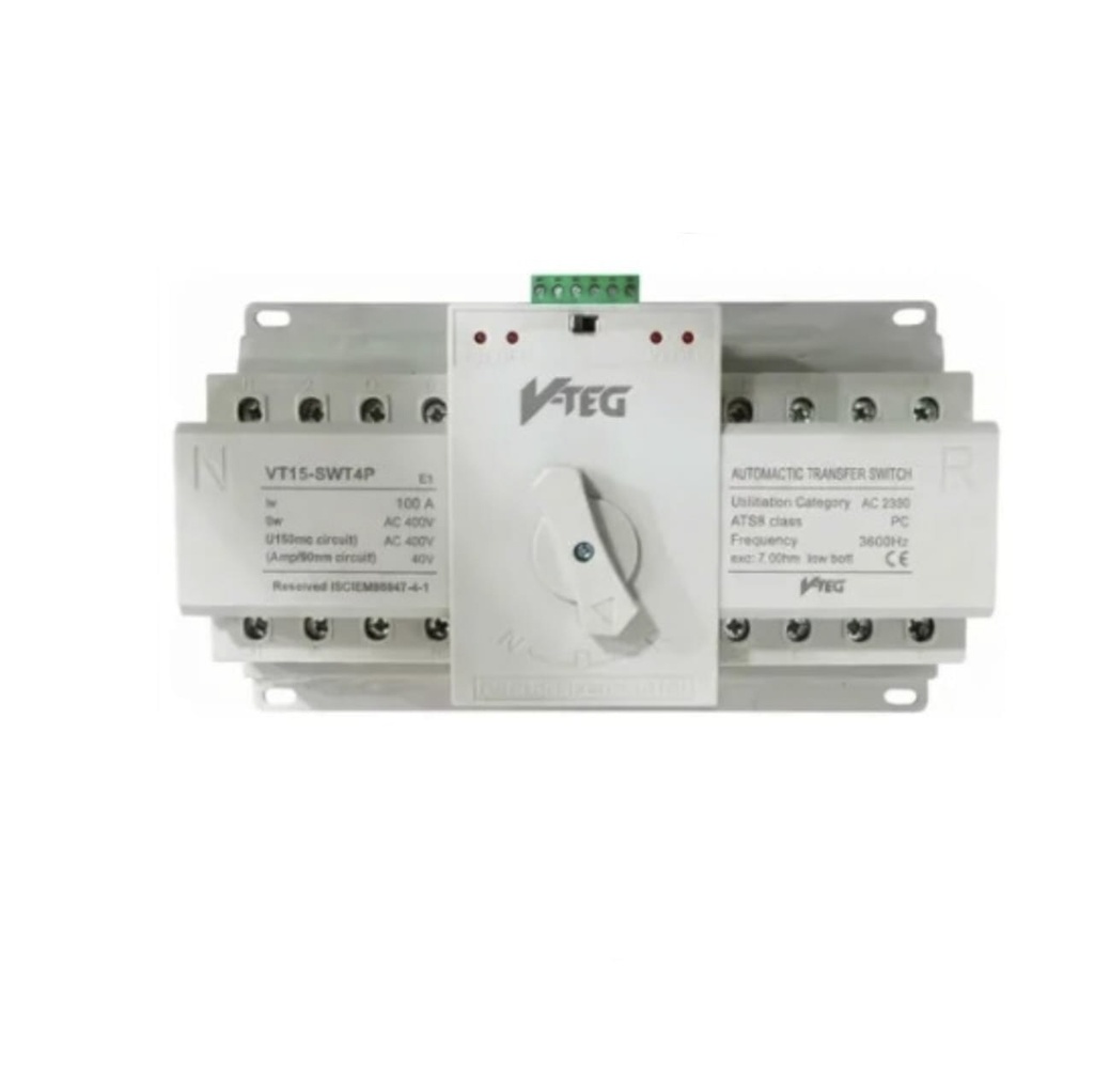SWITCH TRANSFERENCIA AUTOMATICA 4P 100A VTEG