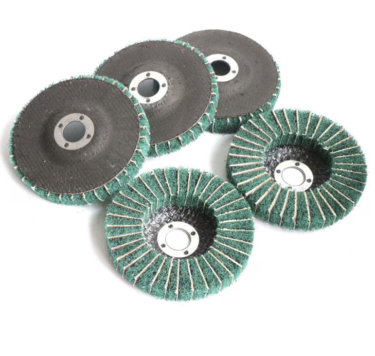 DISCO 4" PULIR G320 FIBRA ROJO C/LIJA G120