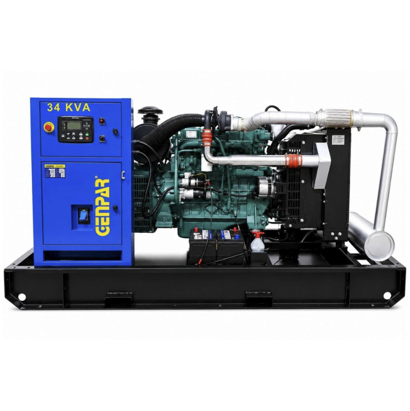 GENERADOR ABIERTO 34KVA DIESEL TRIF-ATS GENPAR
