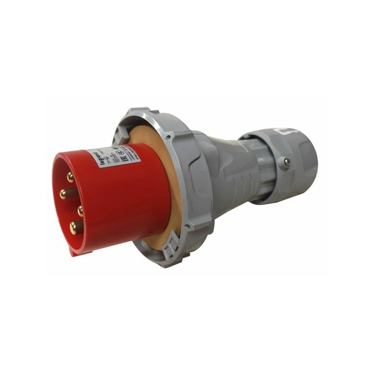 ENCHUFE MACHO 4P  63A-415V IP67 (INDUST) PEQ