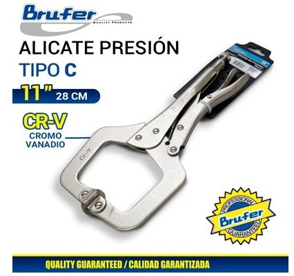 ALICATE PRESION TIPO C  11" BRUFER
