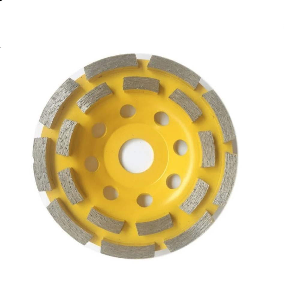 DISCO 7" SEMI COPA SEGMENTAD MET/CONC/MARMOL