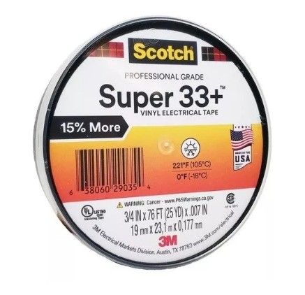 CINTA ELECTRICA +33 (23,1MTS) SCOTH 3M