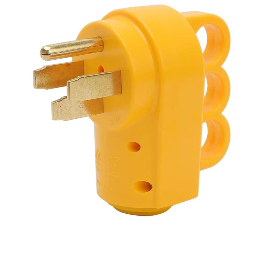ENCHUFE MACHO 4P  50AMP L14-50P AMARILLO