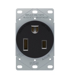 [PLANTA / PLANTAS / 2G21W / 6-50R / 650R / 005749 / 695401 / 5374 / 51W0] TOMACORRIENTE 3P 50AMP 6-50R EMPOTRAR