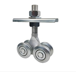 [PORTON / REJA / BISAGRA / PERRO / ROLDANA / RIEL] GARRUCHA C/ BASE RIEL 2"