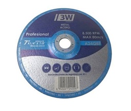[SE-P0864] DISCO 7" DESBASTE 3W-ABRACOL-STRUGGER