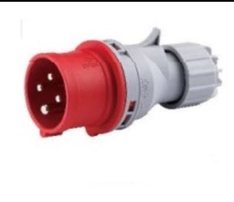 [SE-P0985] ENCHUFE MACHO 4P  32A-415V IP44 (INDUST) PEQ