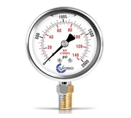 [SE-P1642] MANOMETRO  0-2.000psi C/ GLICERINA