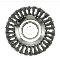 [1501 / 777304 / 77534] CEPILLO CIRC. PLANO TRENZADO 6"