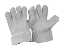 [5DEDOS /] GUANTE 10" CARNAZA REFORZ PALMA+5 DEDOS